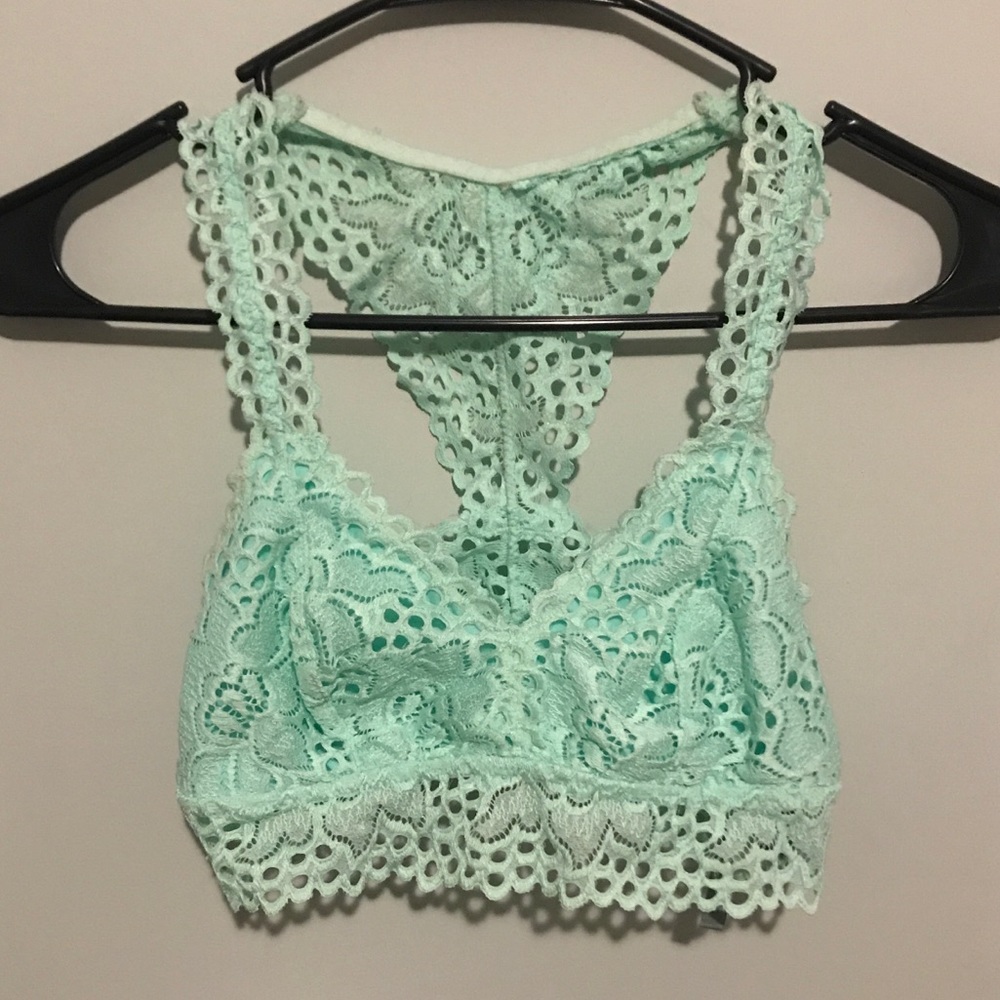 Aerie bralette in seafoam green